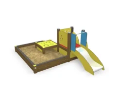 ABC Lekeapparat med sandkasse Rosa