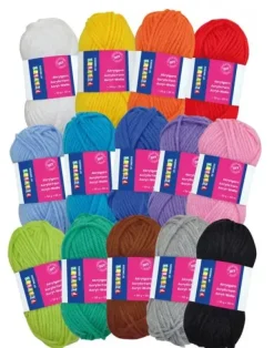 Akrylgarn mix pakke