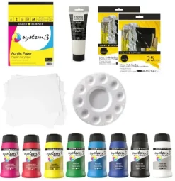 Akrylmaling temapakke