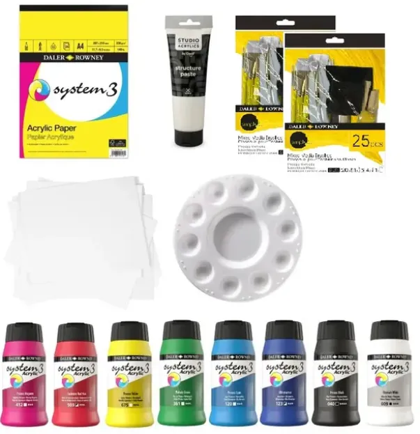 Akrylmaling temapakke