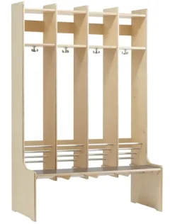 Arne frittstående garderobe 25 lys grå