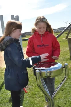 Babel drum large forankring i jord