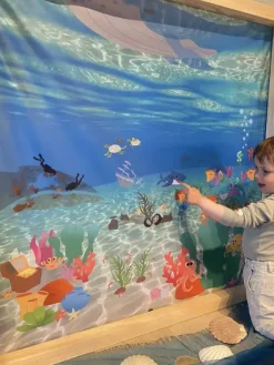 Barnehagekuben banner havet