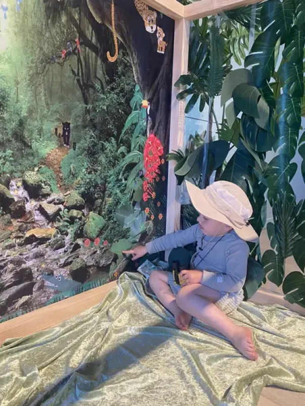 Barnehagekuben banner jungel