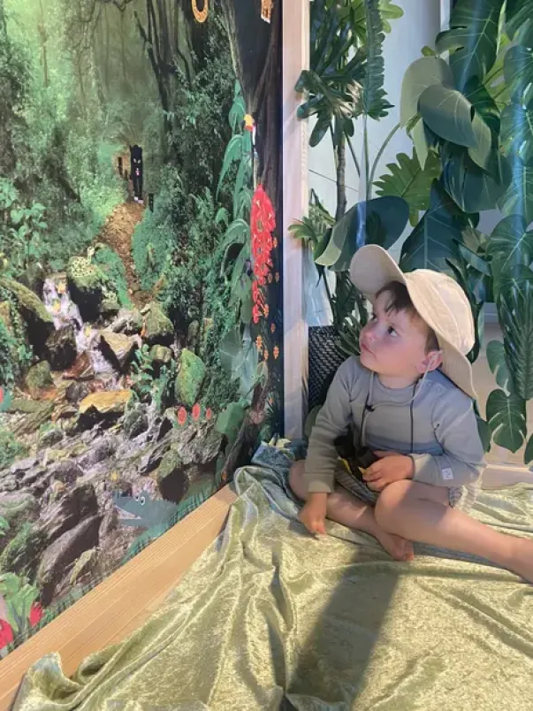 Barnehagekuben banner jungel