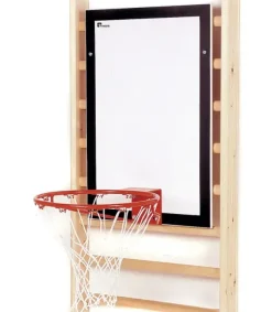 Basketballplate for ribbevegg