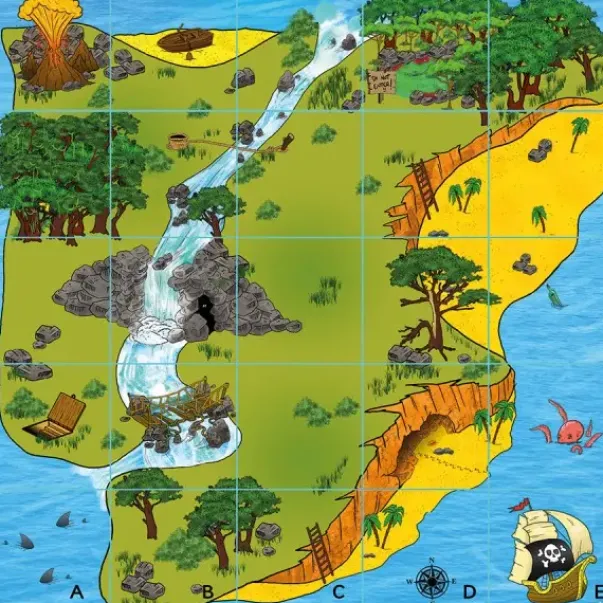 Bee-Bot og Blue-Bot matte skatteøya