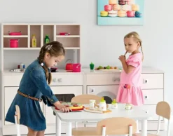 Bianca lekekjøkken set 3 uten sokkel