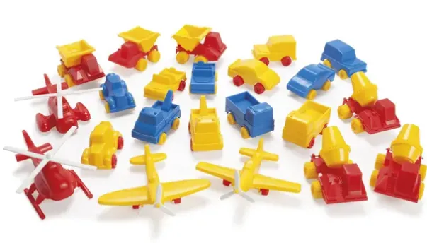 Biler, fly og helikopter