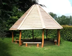 Bålhus åttekantet L