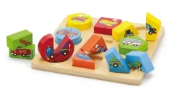 Blokkpuslespilll kjøretøy
