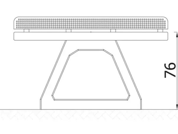 Bordtennisbord frittstående