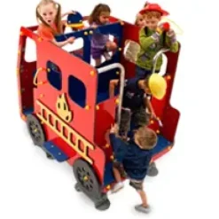 Brannbil lekehus uten fjærer