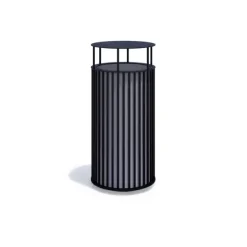 Brenna avfallsbeholder med lokk