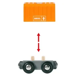 Brio godstog med tre vogner