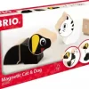 Brio magnetisk katt og hund