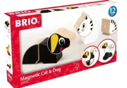 Brio magnetisk katt og hund