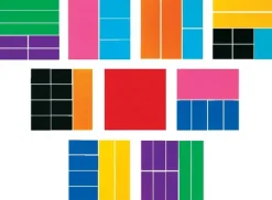 Brøkkvadrater transparent kvadrat