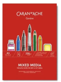 Caran d'Ache mixed media papir