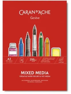 Caran d'Ache mixed media papir