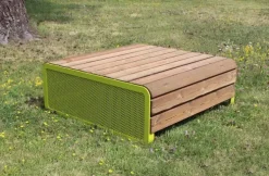 Chillout pallet forankring i jord