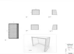 Classic Elipse barnefotballmål 3'er