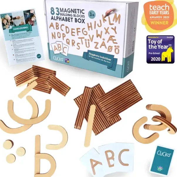 Clicko bygg alfabetet