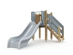 Clover plattform med sklie