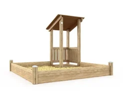 Clover sandkasse med lekehus