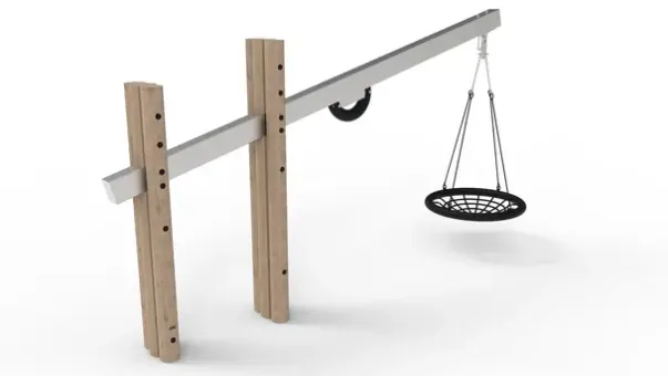 Core girafhuske med fuglerede