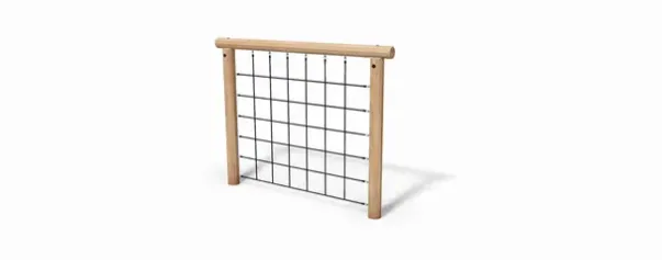 Core klatrenett med robiniastolper