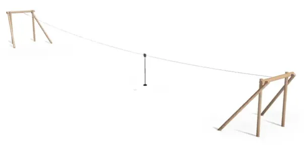 Core robinia taubane 30 m