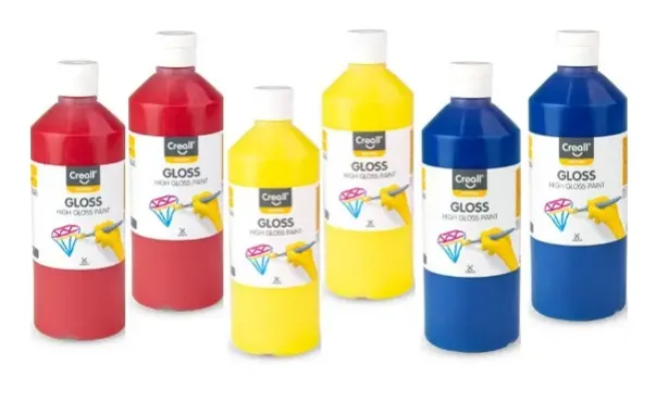 Creall gloss maling primærfarger