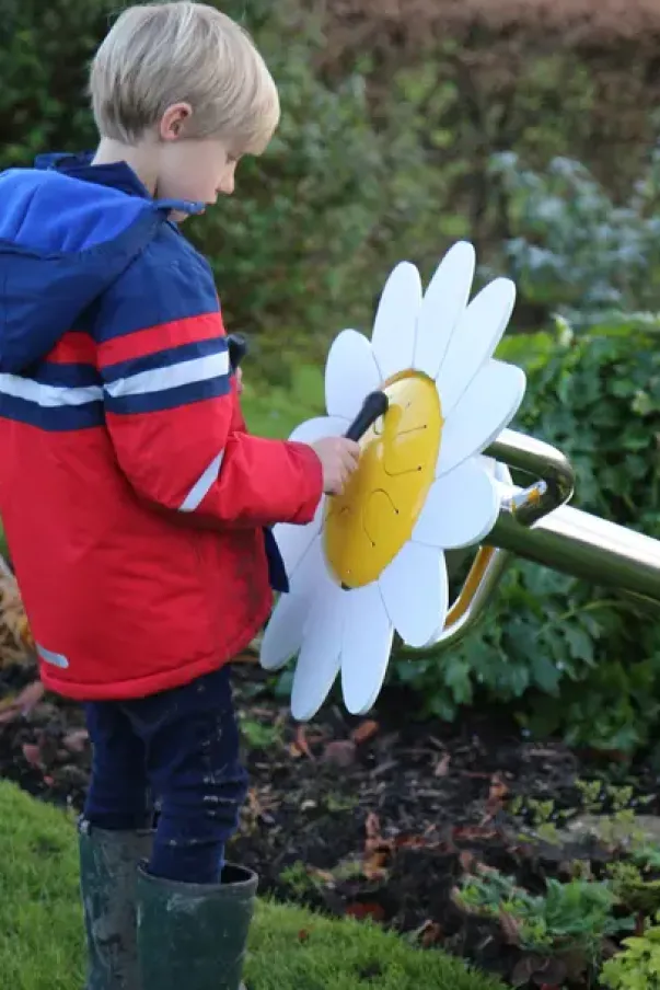 Daisy petal drum forankring i jord