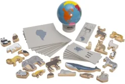 Dyr og kontinent sett