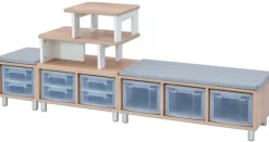 Educasa hyllekombinasjon med dukkehus