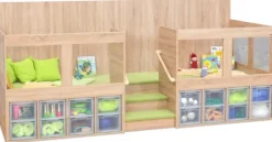 Educasa lekeplatå med oppbevaring