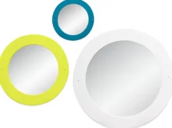 Educasa speil rundt hvit