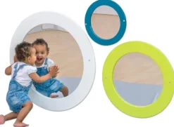 Educasa speil rundt hvit