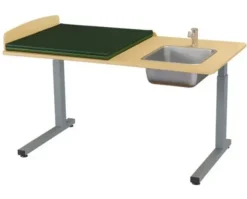 Ella stellebord m/vask høyre side, bjørk