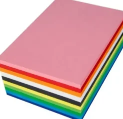 Farget kartong A6 mix