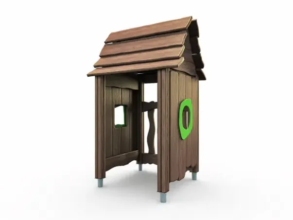 Flora lekehus lite brun