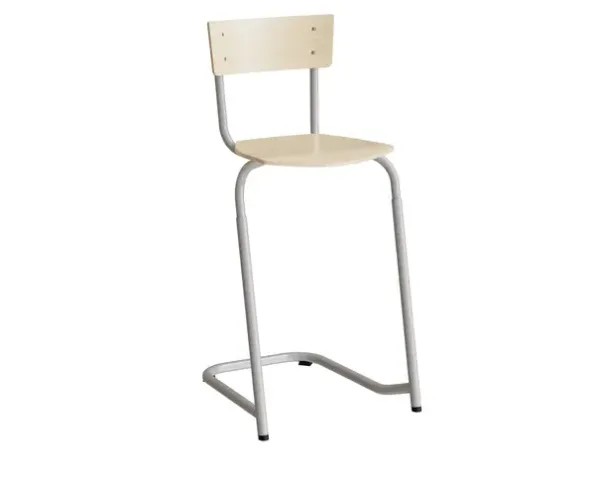 Fokus elevstol alugrå