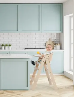 Foldy høystol med bøyle