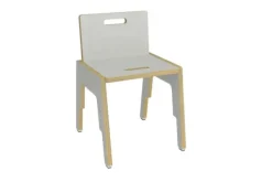 Frigg stablebar stol lys grå