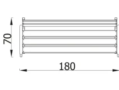 Frittstående parkbenk B02