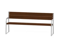 Frittstående parkbenk E02