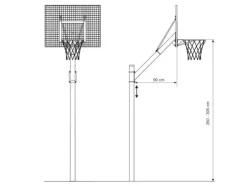 Goliath basketballstativ