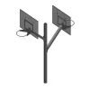 Goliath basketballstativ dobbelt