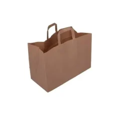 Gråpapirposer med håndtak